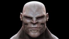 Human Evil Face 3D Model