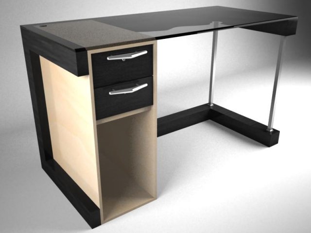 Desk 3D Model