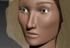 Tall woman 3D Model
