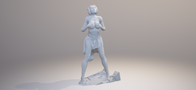 STAR WARS – Princess Leia 3D Model