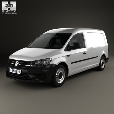 Volkswagen Caddy Maxi Panel Van 2015 3D Model