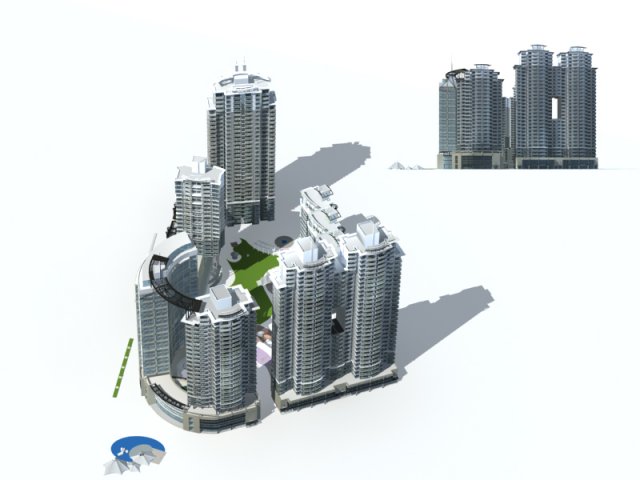 City – high-rise office 8 3D Model