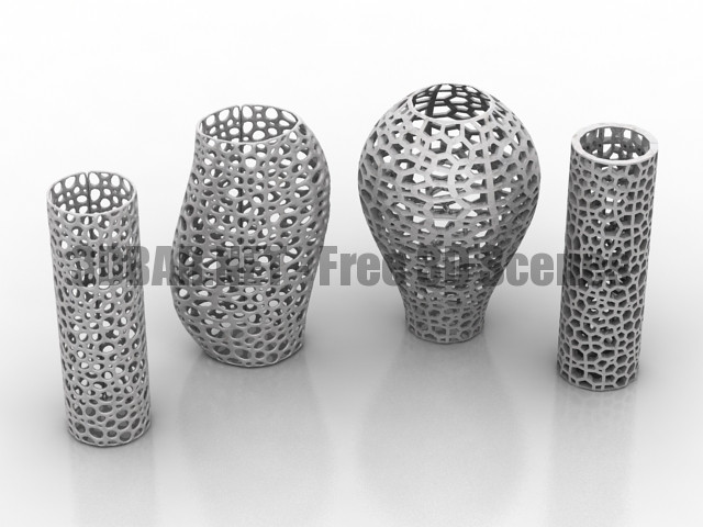 Decor vases abstract 3D Collection
