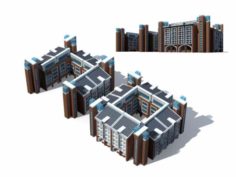 City – multi-storey commercial office building 78 3D Model