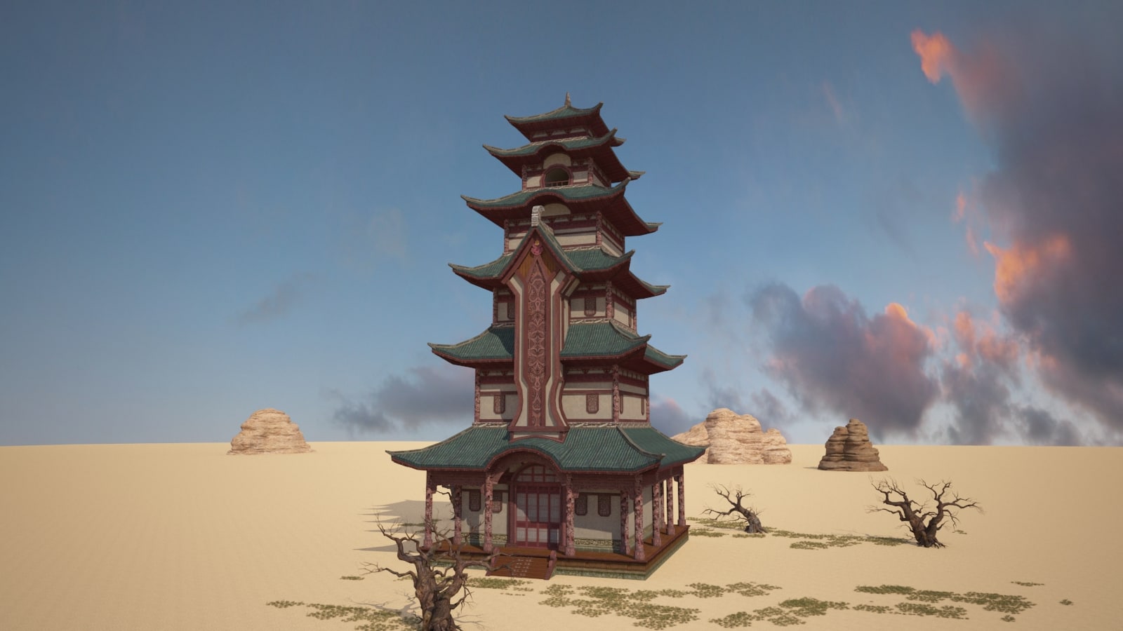A 3D model of tower tower 3D Model