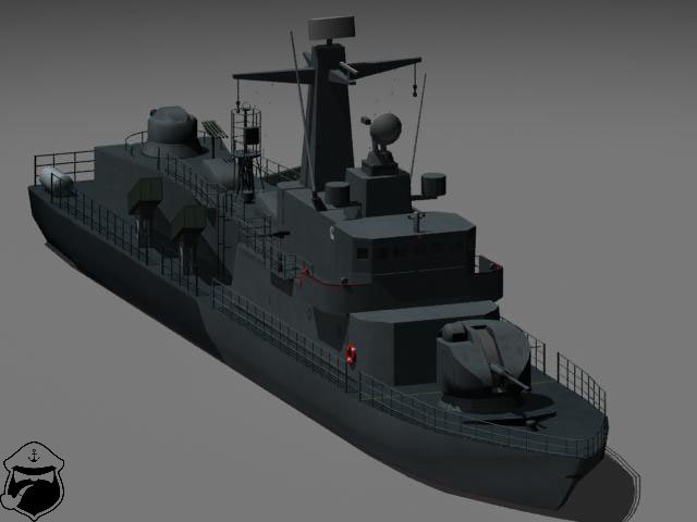 Type 660 Orkan 3D Model