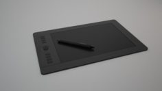 Wacom Intuos Pro Tablet S Free 3D Model