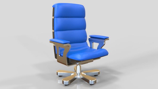 Office Armchair Comfy 3D Model