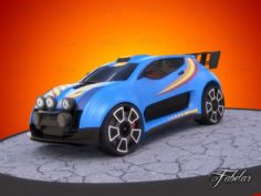 Rally car 01 3D Model