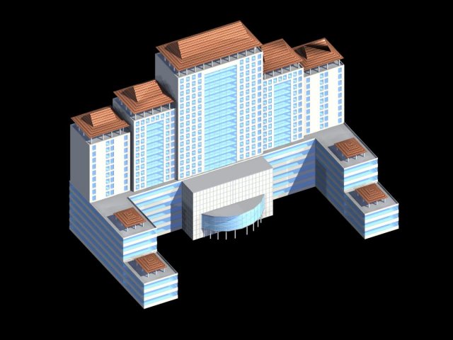 Urban planning – commercial buildings 232 3D Model