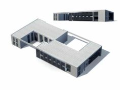 City – multi-storey commercial office building 95 3D Model