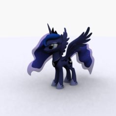 My Little Pony Princess Luna 3D model 3D Model