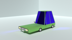 3D Cartoon car Free 3D Model