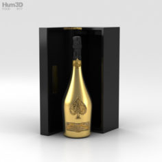 Ace of Spades Champagne 3D Model