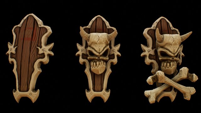 Bone Shield kit 3D Model