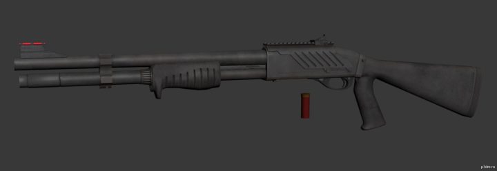 Remington 870 3D Model