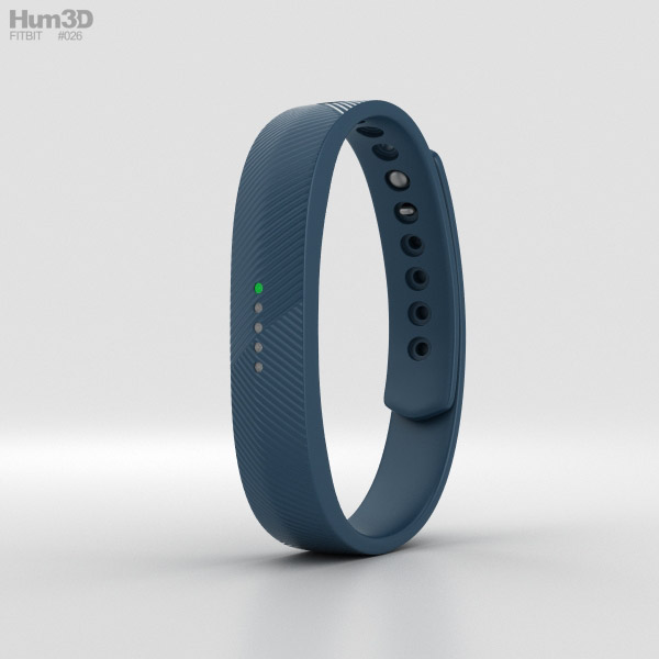 Fitbit Flex 2 Navy 3D Model