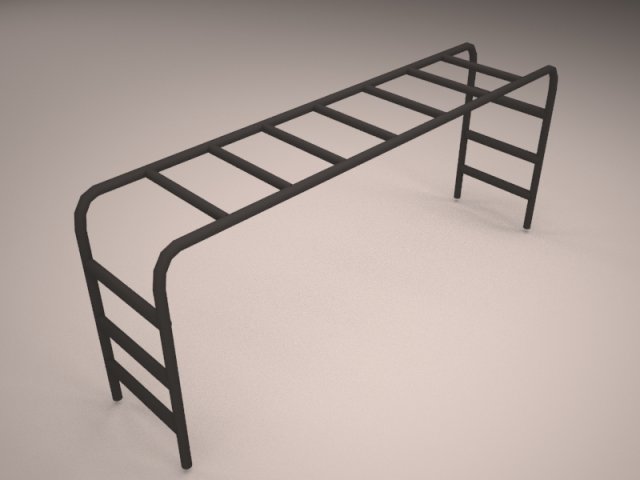 Monkey Bars 3D Model