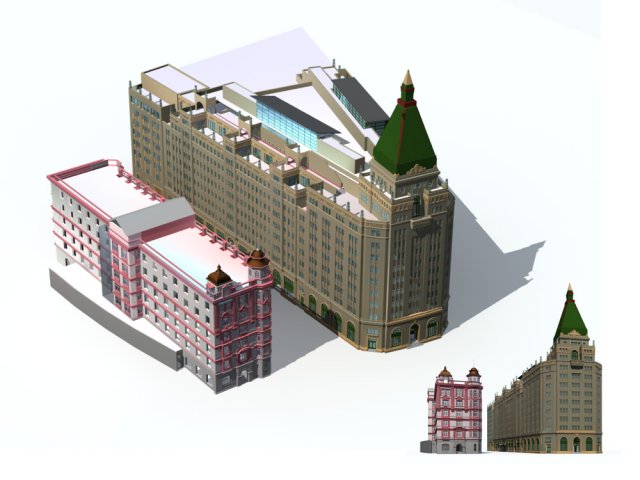 City – high-rise office 177 3D Model