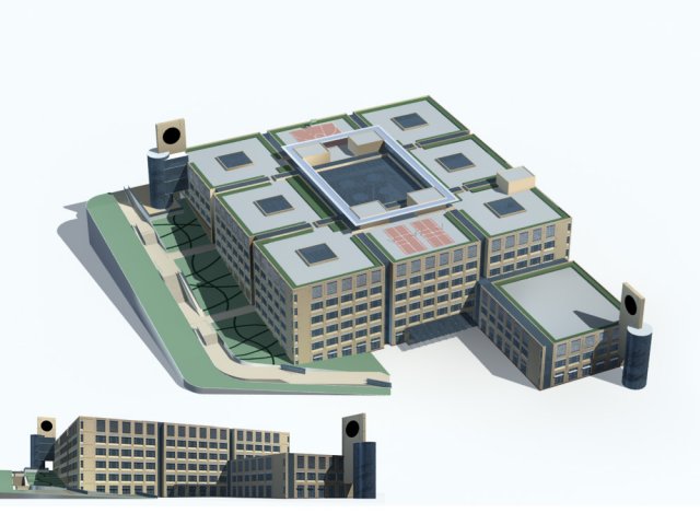 City – high-rise office 151 3D Model