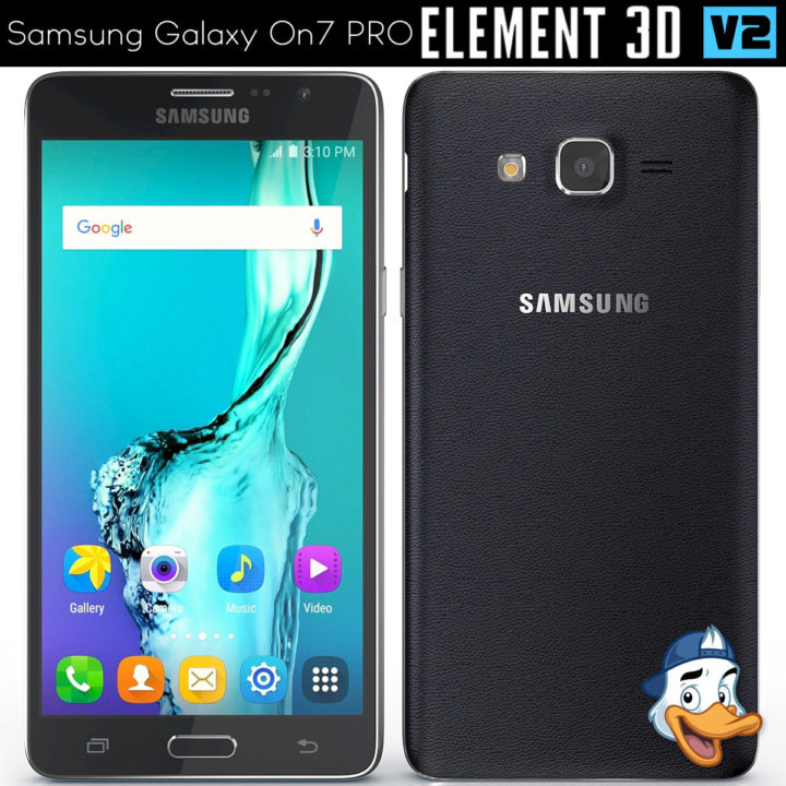 Samsung Galaxy On7 PRO for Element 3D 3D Model