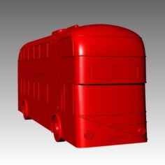 “New Routemaster” Bus. 1:100 Model. 3D Print Model