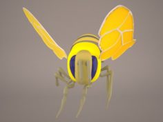 Cartoon Bee 3D Model