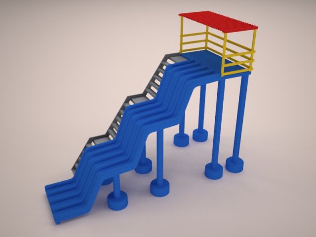 Slide 3D Model