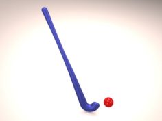 Field Hockey Stick 3D Model