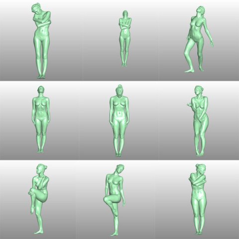 Female body 3D Model