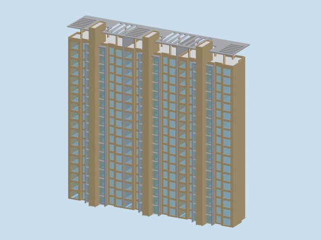 Urban planning – commercial buildings 80 3D Model