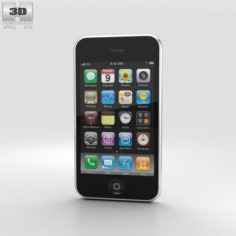Apple iPhone 3G White 3D Model