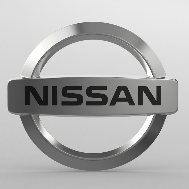 Nissan logo 3D Model
