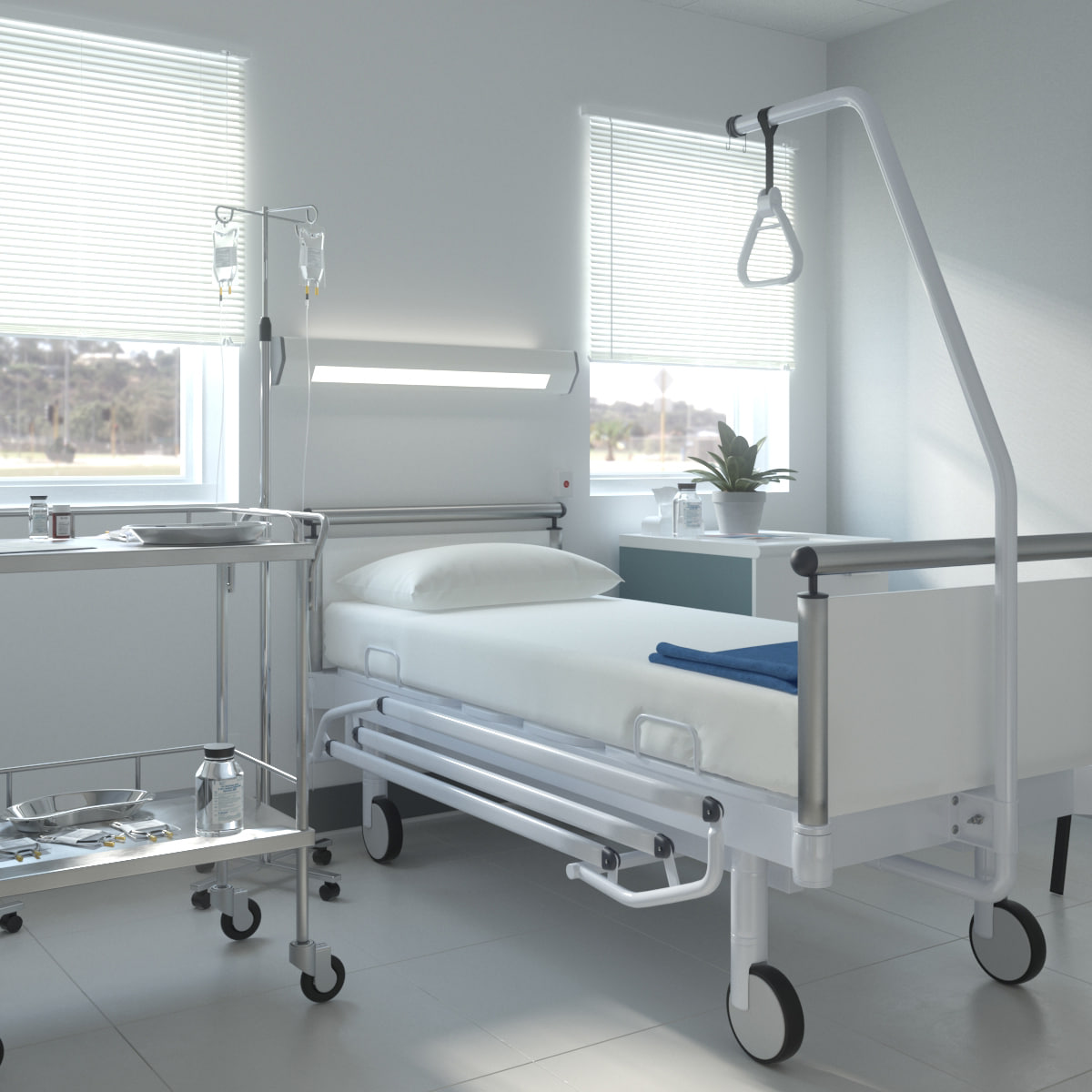 Hospital Ward 3D Model