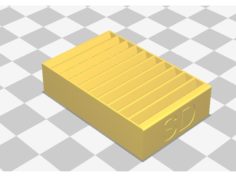SD Card box 3D Print Model