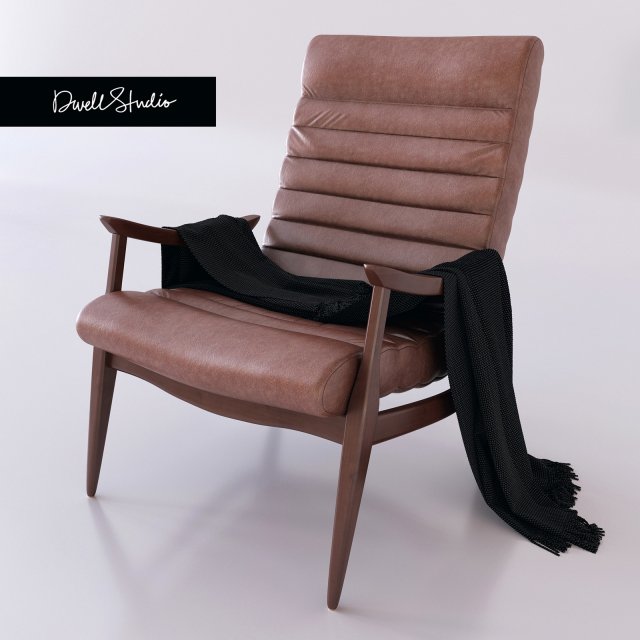 Hans Armchair by DwellStudio 3D Model