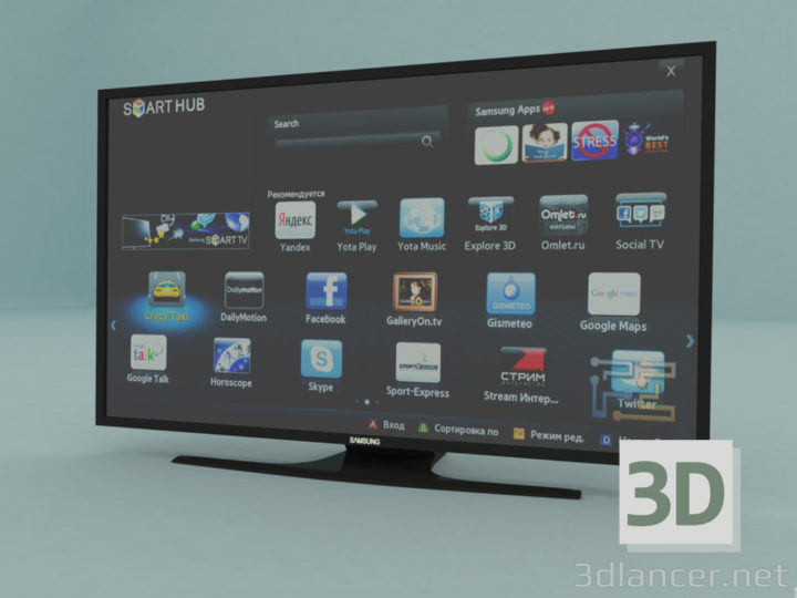 3D-Model 
Samsung TV