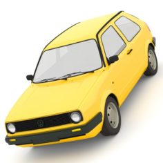 Volkswagen Golf mk2 3D Model