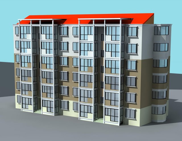 Urban planning – commercial buildings 78 3D Model