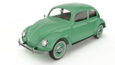 Volkswagen Beetle mk1 1938 3D Model