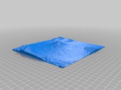 Mount Fuji 3D Print Model
