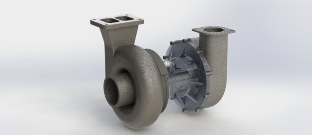 VGT TURBOCHARGER 3D Model