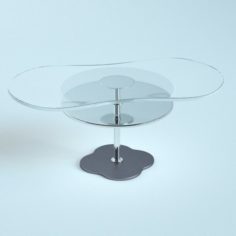 FLOWER GLOSS TABLE 3D Model
