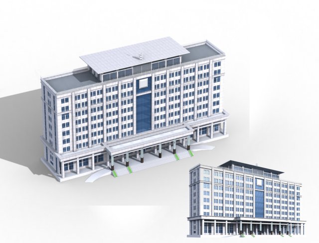 City – high-rise office 71 3D Model