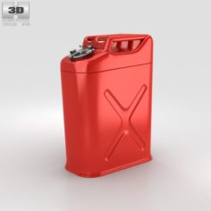 5 Gallon Jerry Gas Fuel Can 3D Model