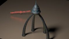 Futurama skyscraper Free 3D Model