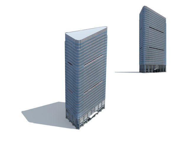 City – high-rise office 304 3D Model