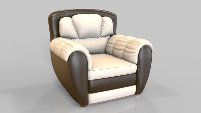 Comfy ArmChair 3D Model