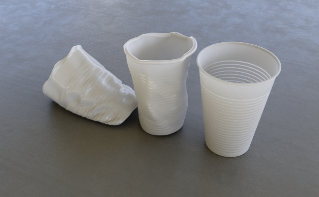 Plastic Cup VR – AR – low-poly 3D model 3D Model