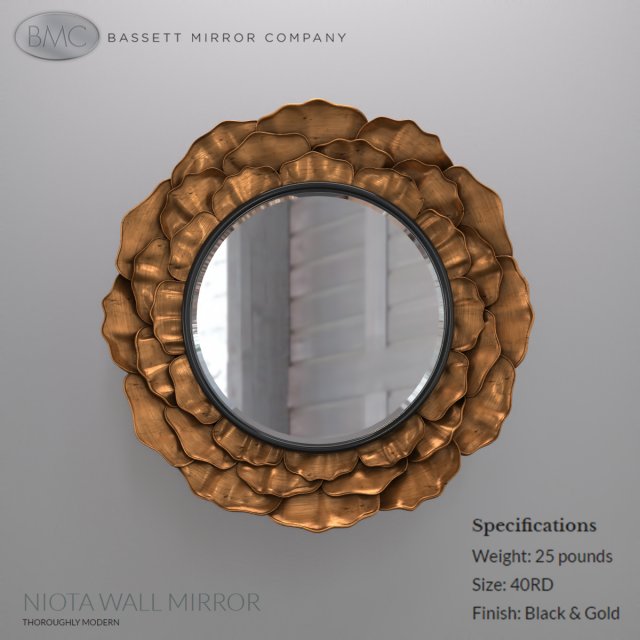 Bassett Mirror Company Niota wall mirror 3D Model